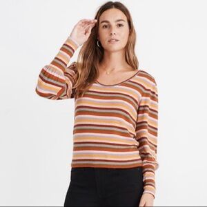 Madewell Multicolor Striped Long Sleeve Tee